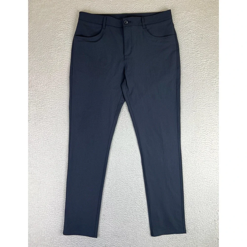 Vuori Meta Pants Mens 32x30 Gray Performance Stretch Travel Chino V430-S